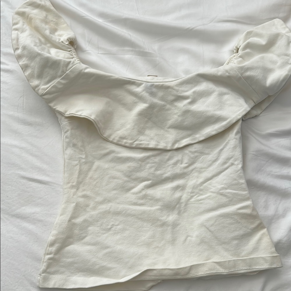 Elegant Cream Women's Top